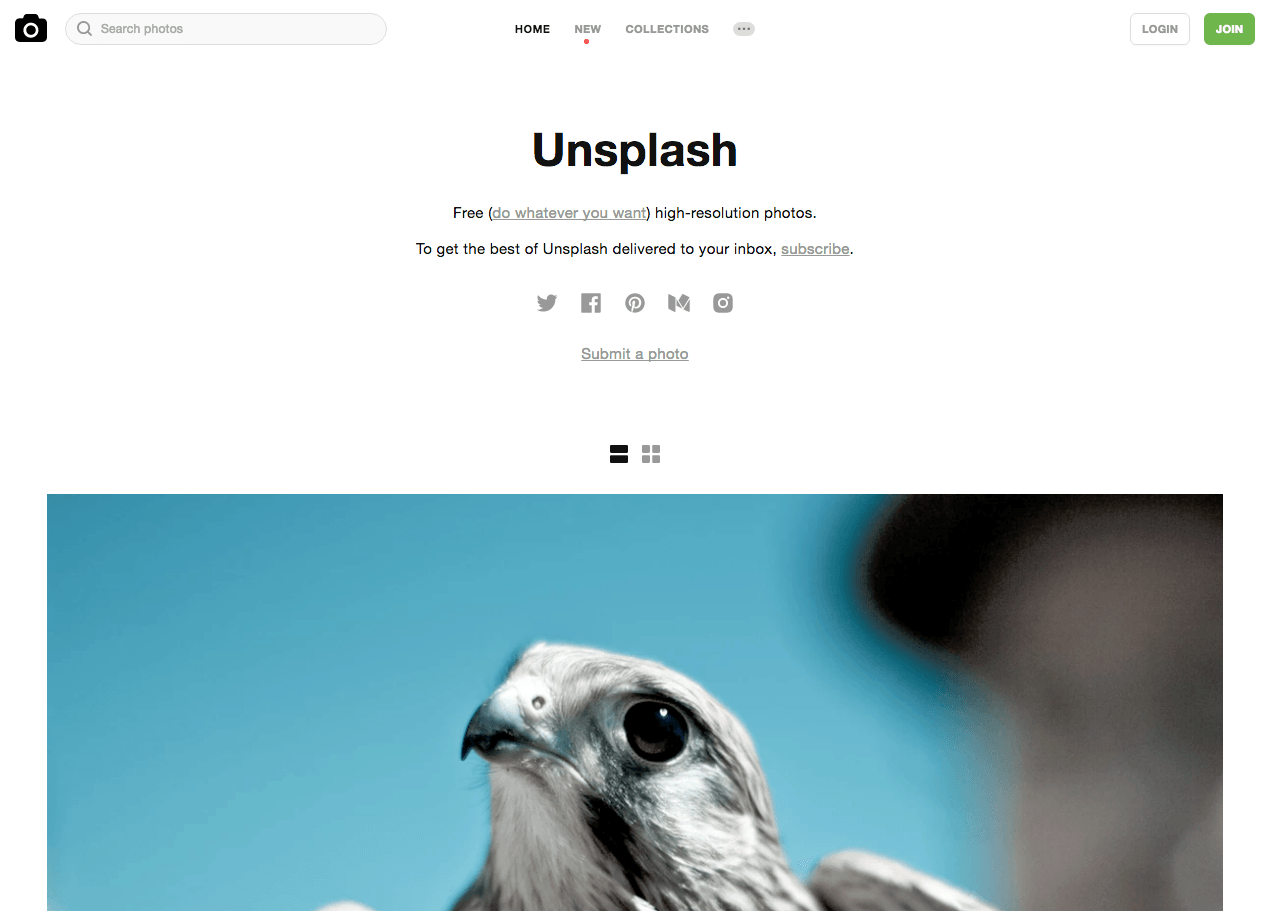 Free Stock Websites - Unsplash