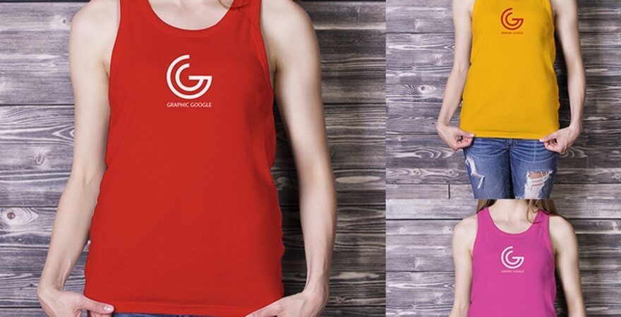 Free Tank Top Mockup - Graphic Google