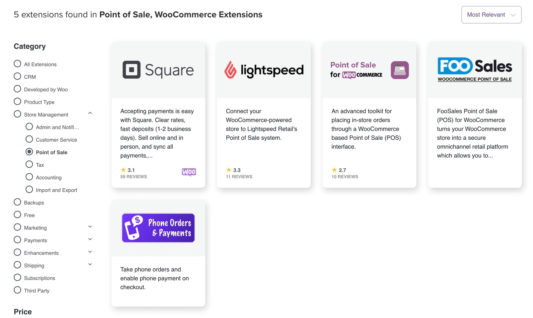 WooCommerce POS extensions