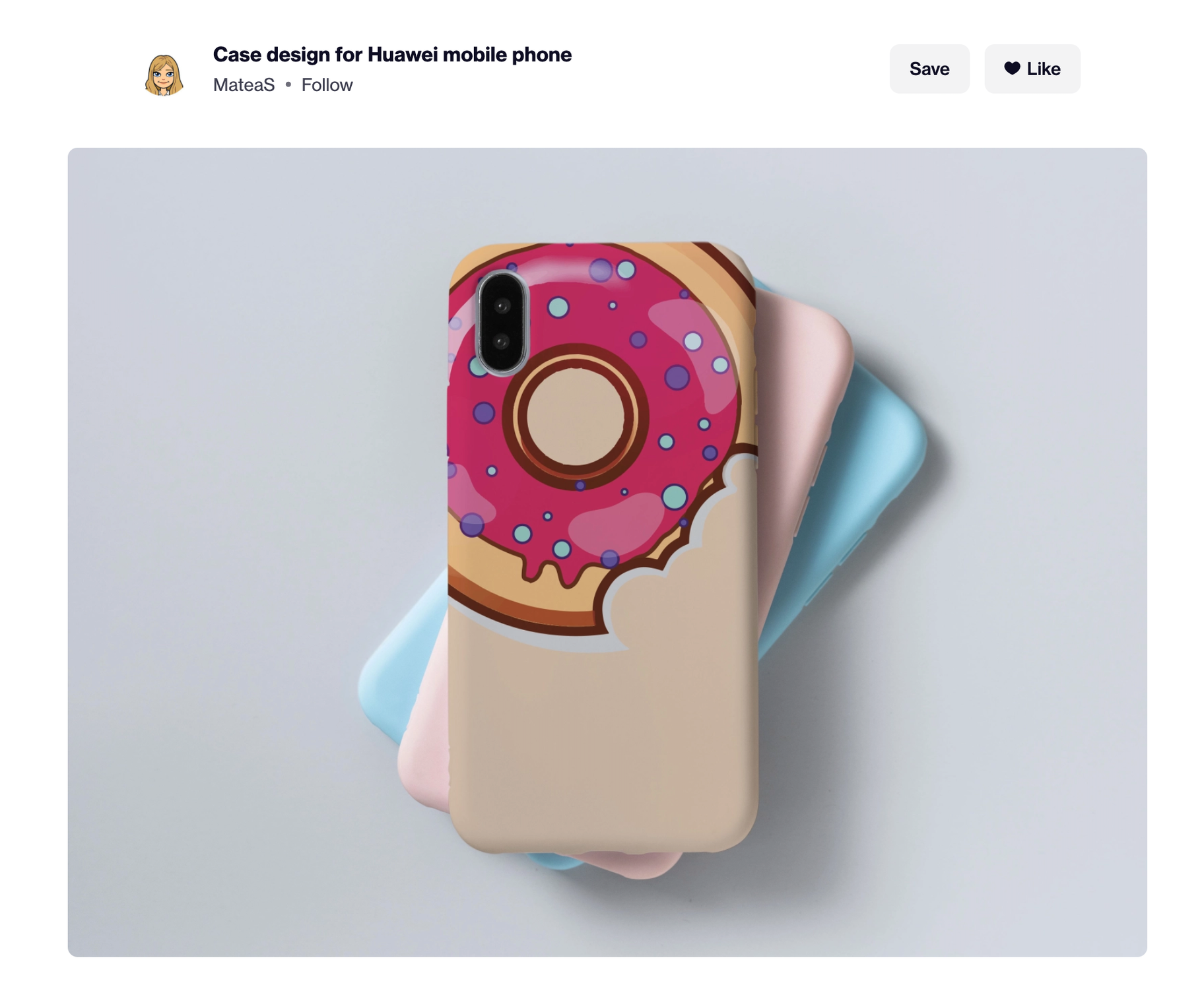 dribbble phone case designer