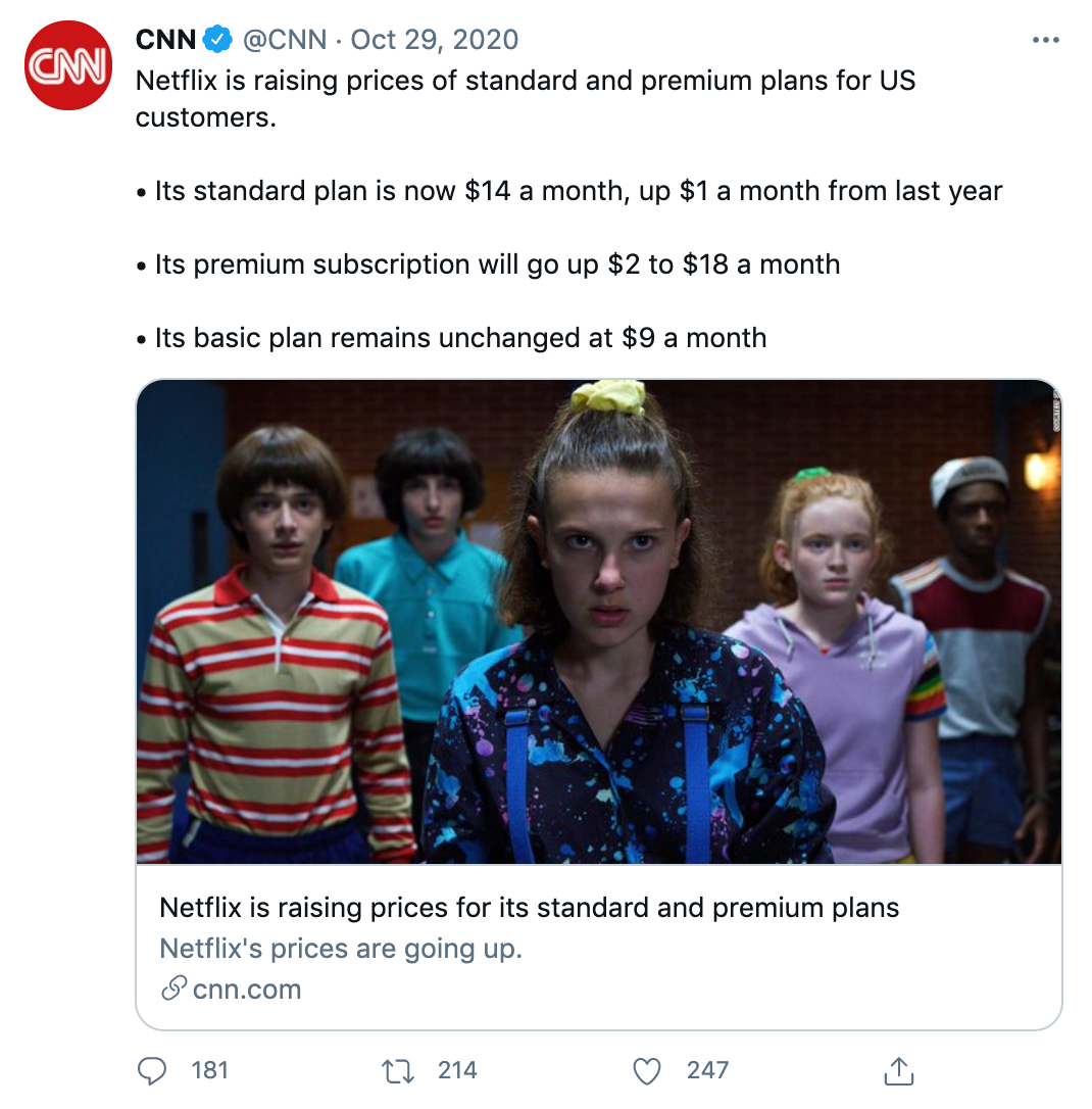 Penetration Pricing: Netflix