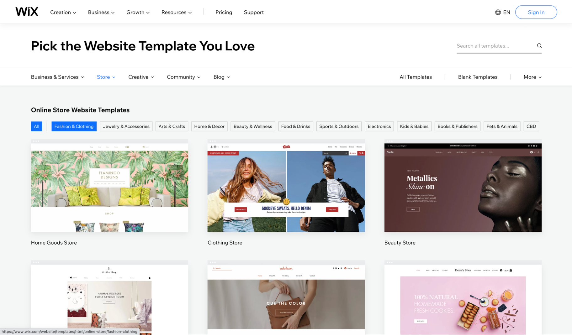 Wix Templates