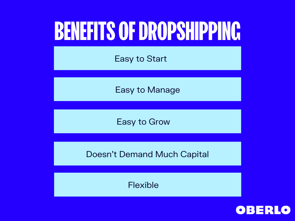 Benefits of Dropshipping